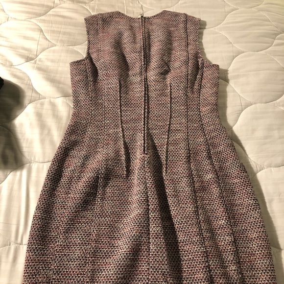 Theory Hourglass Tweed blue/pink/white work dress - Picture 7 of 12